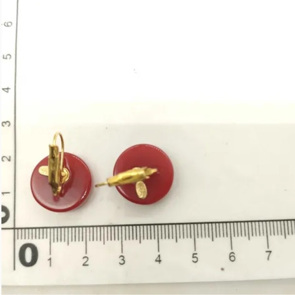 CHANEL 01A Peony Earrings - Picture 6 of 9